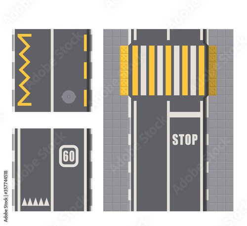 asphalt road, highway types