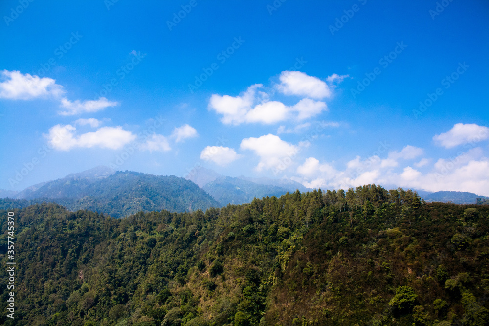 Beautiful scenery from Plawangan Senaru, Mt Semeru, Indonesia.