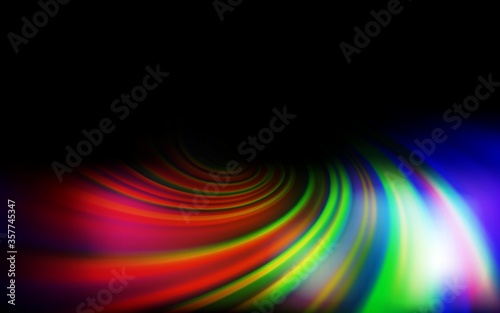 Dark Multicolor vector layout with wry lines.