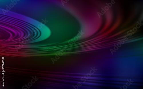 Dark Multicolor vector background with wry lines.