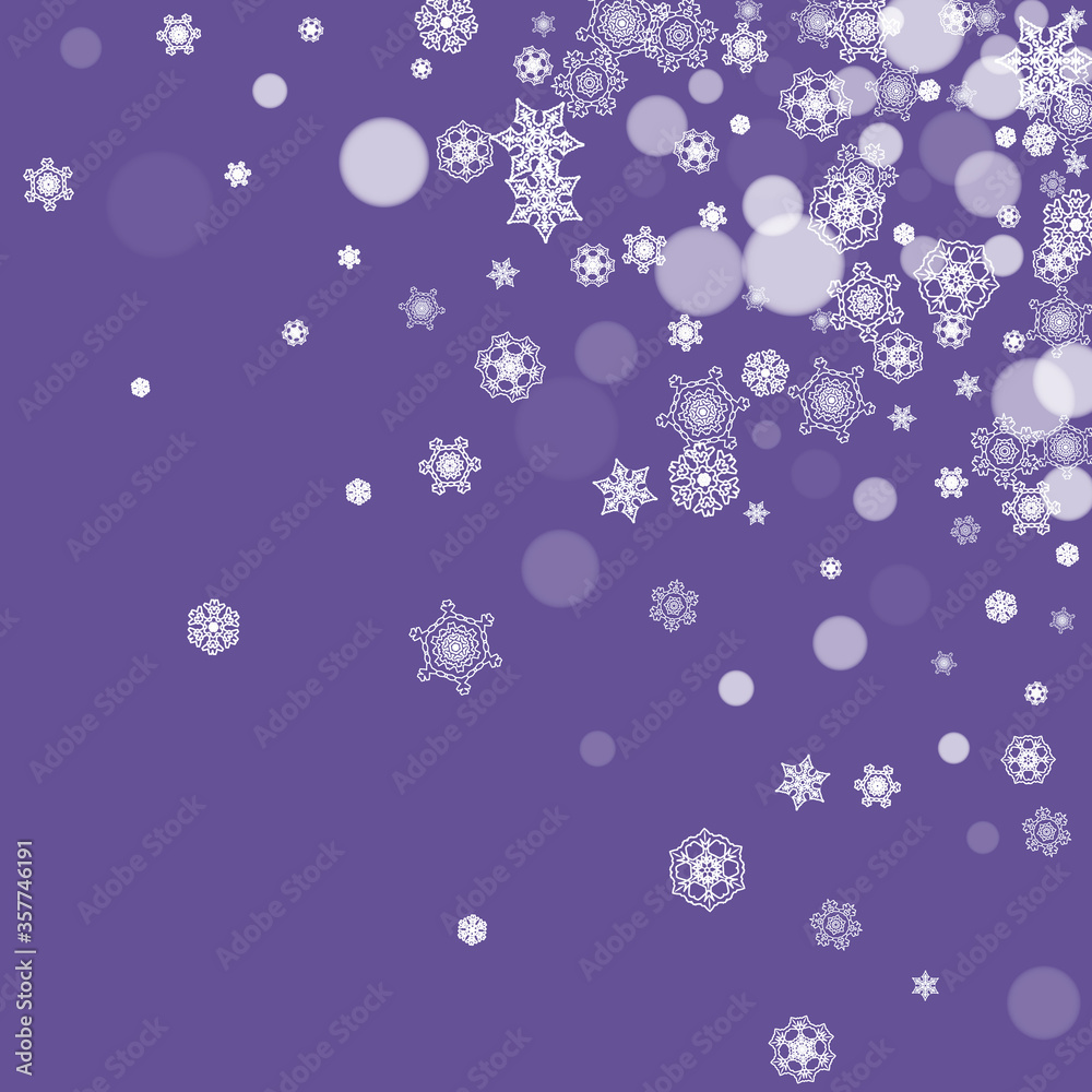 Christmas and New Year ultra violet snowflakes Christmas and New Year ultra violet snowflakes