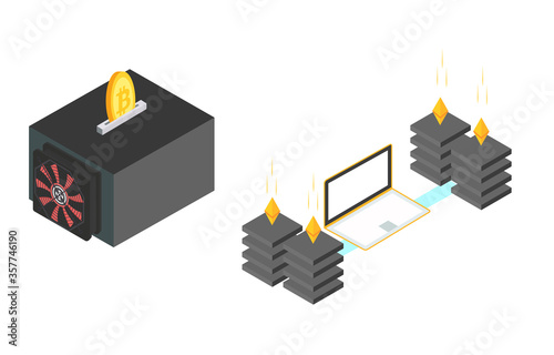 Mining farm process 