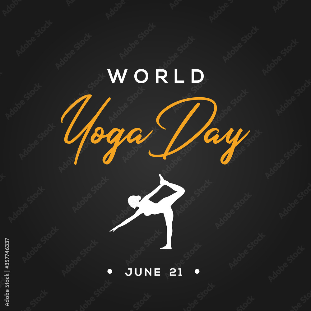 Yoga Day Vector Design Illustration