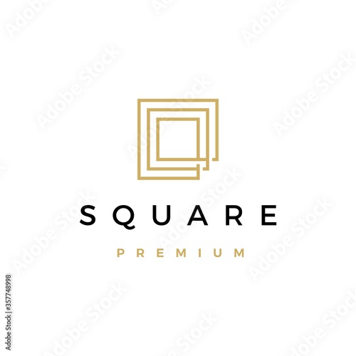 square logo vector icon illustration