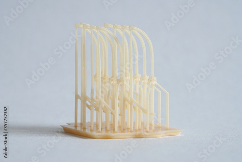 3D resin printout. Miniature ship equipment