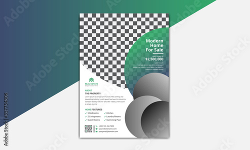 Eye-catching real estate flyer