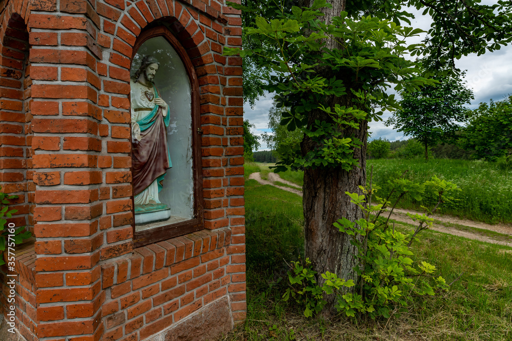 Fototapeta premium entrance to the old church