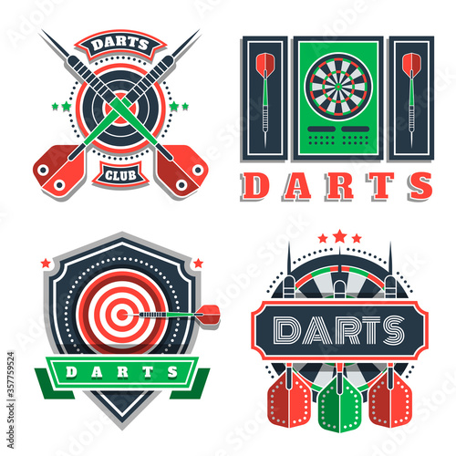 Darts tournament or club logo