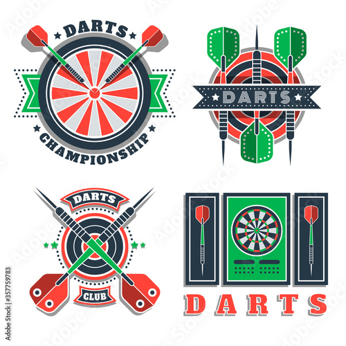 Darts tournament or club logo