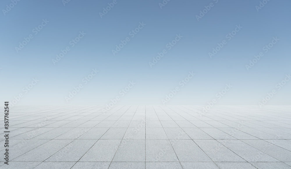 Floor and sky background
