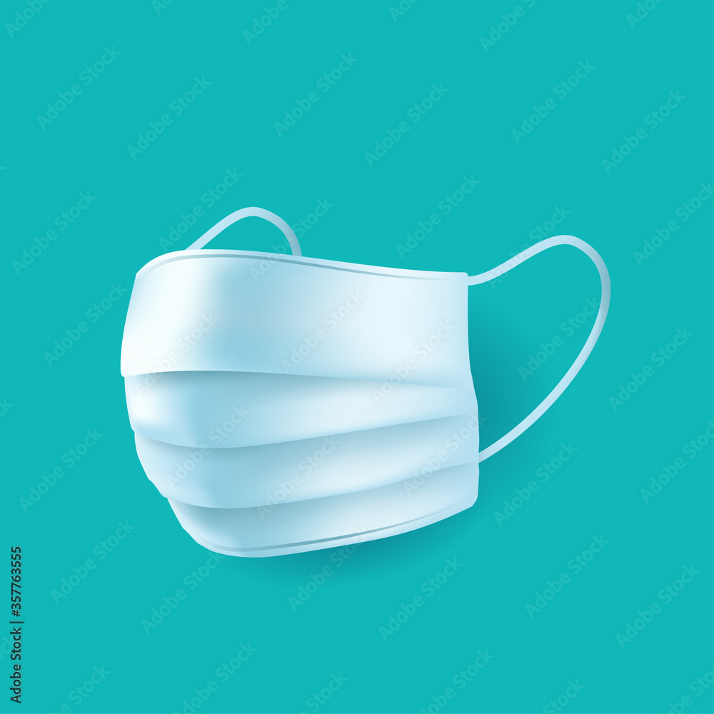 Medical mask icon - breathing protection respirator - safety from edipedmic danger Medical mask icon - breathing protection respirator - safety from edipedmic danger