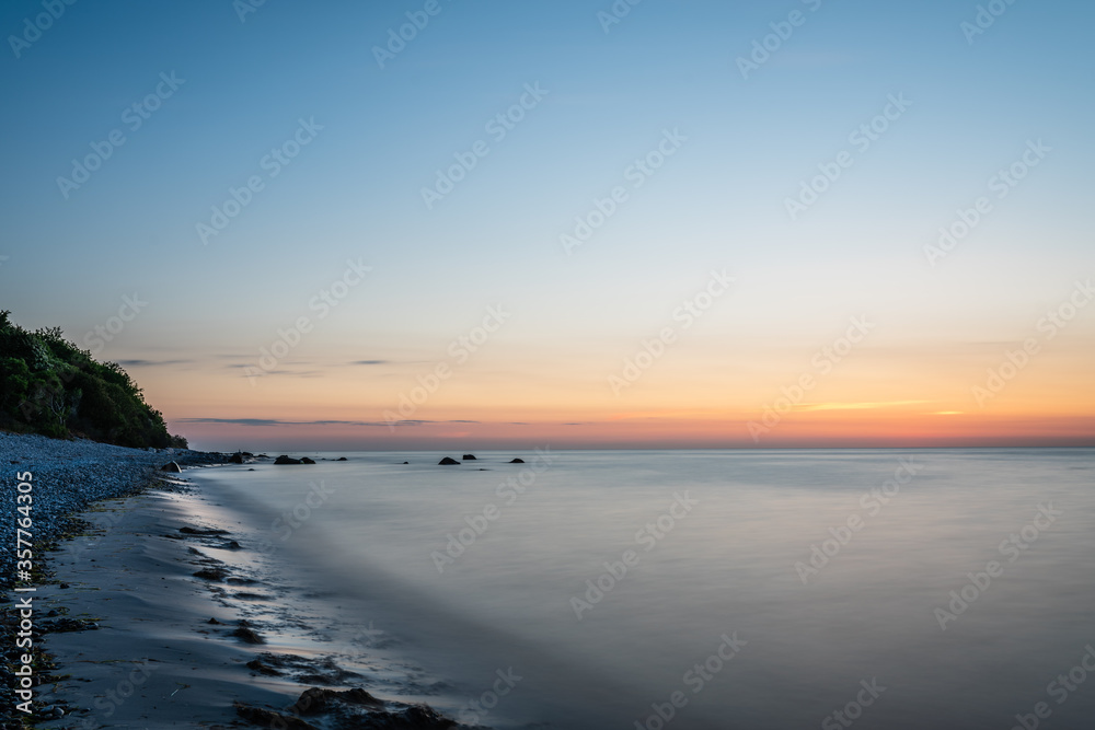 sunset at the beach