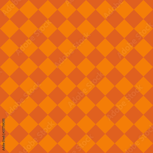 Orange rhombuses seamless pattern. Vector illustration.