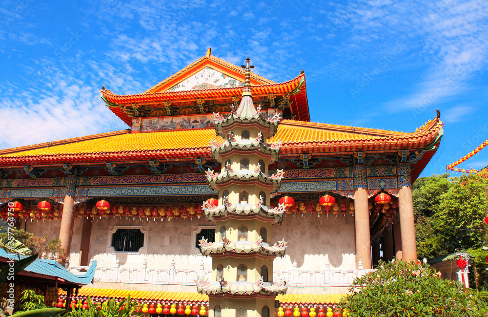 Buddhist temple Kek Lok Si, Georgetown, Penang island, Malaysia Buddhist temple Kek Lok Si, Georgetown, Penang island, Malaysia