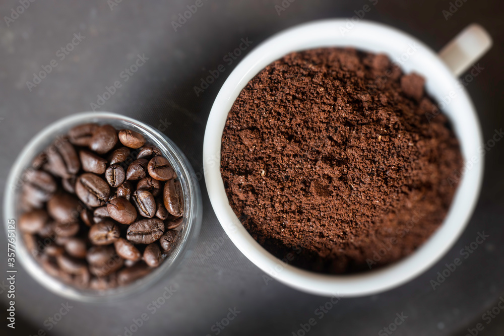Fresh roasted blend coffee beans, stock photo Fresh roasted blend coffee beans, stock photo