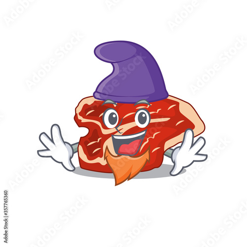 A gorgeous cartoon design of T-bone as an Elf fairytale character