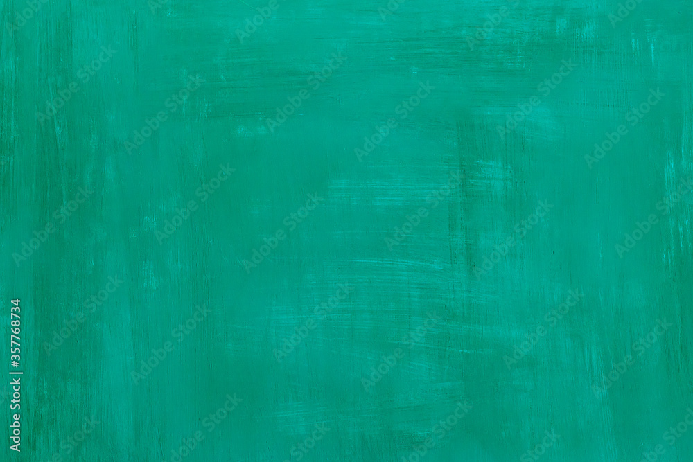 Recycled paper texture background in turquoise green blue mint vintage color.