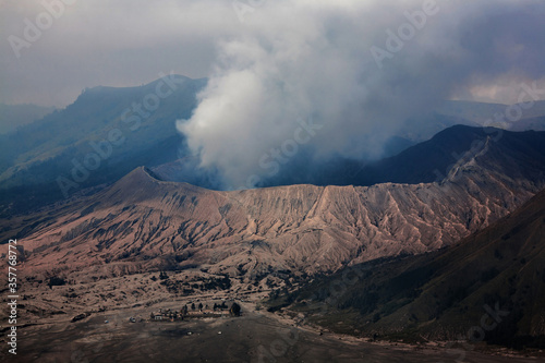 Bromo Mountain, Active Volcano in Indonesia