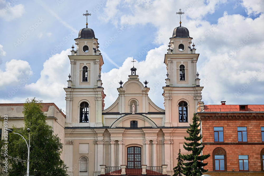 Catholic Cathedral of the virgin Mary in Minsk.