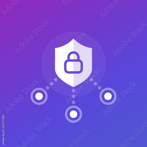 cyber security vector icon design
