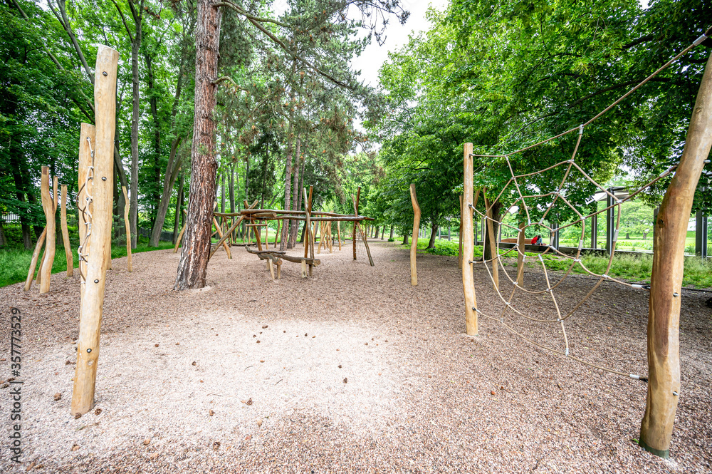 Empty playground with nobody. Nature scenery. Empty playground with nobody. Nature scenery.
