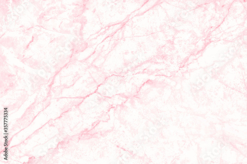 Pink marble texture background, natural tile stone floor.