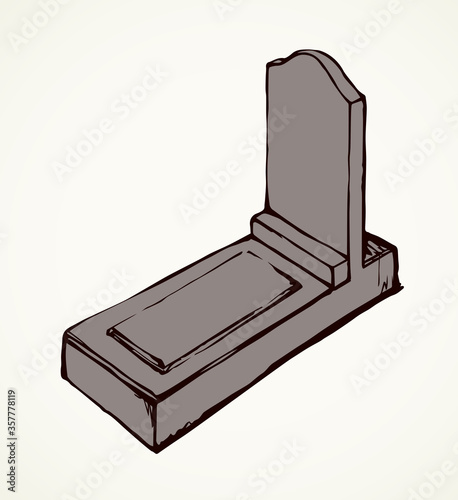 Tomb. Vector drawing