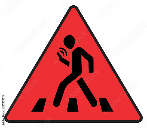 Mobile phone. Vector symbol