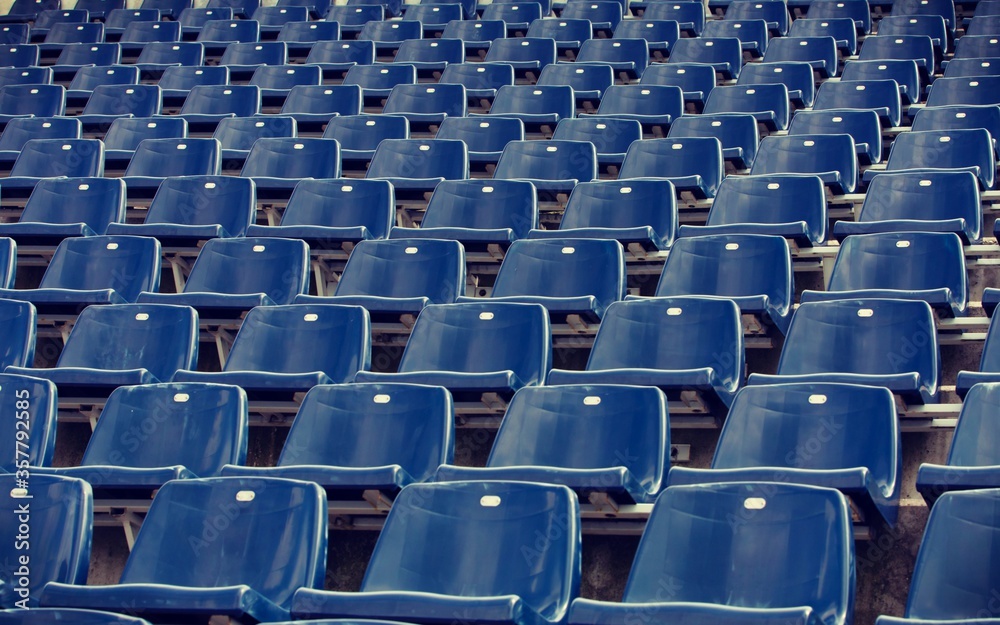 Obraz premium Athletics Soccer Stadium and Track 