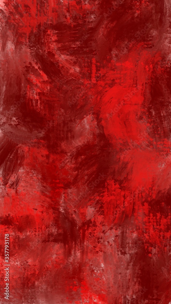 Red abstract background. Grunge style. Backdrop for design. Wall surface. - obrazy, fototapety, plakaty 
