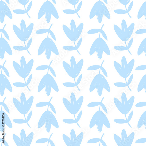 Floral seamless vector pattern.