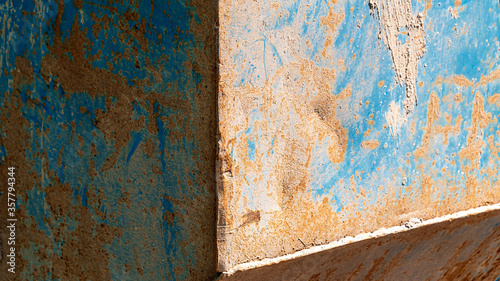 Old rusty building container as a background. © Andrey Nikitin