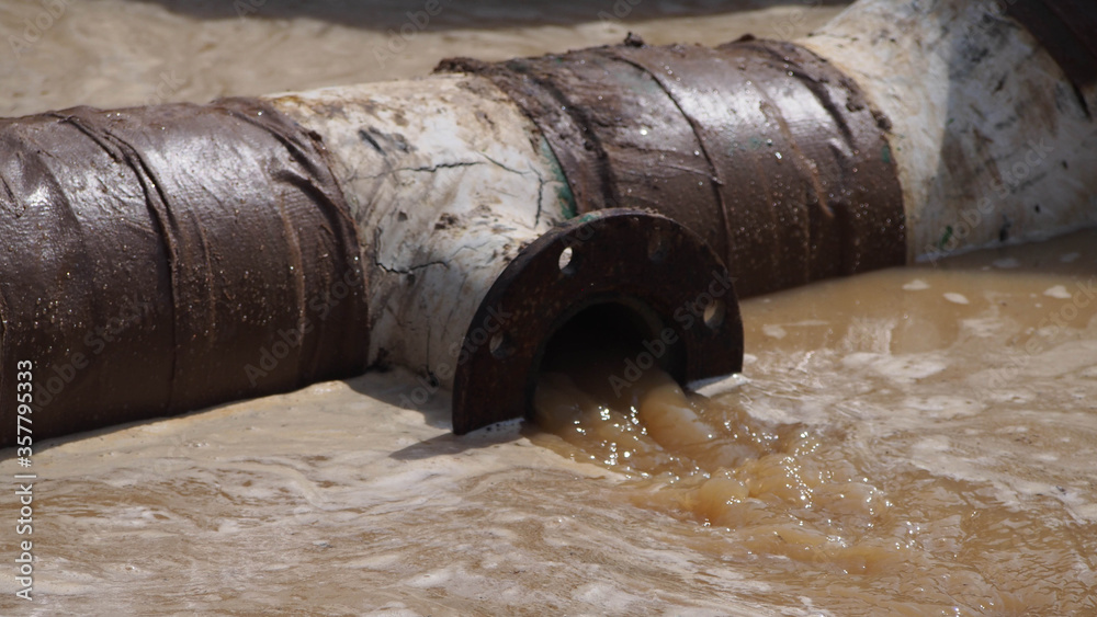 Main pipe installation project for clean water supply Main pipe installation project for clean water supply
