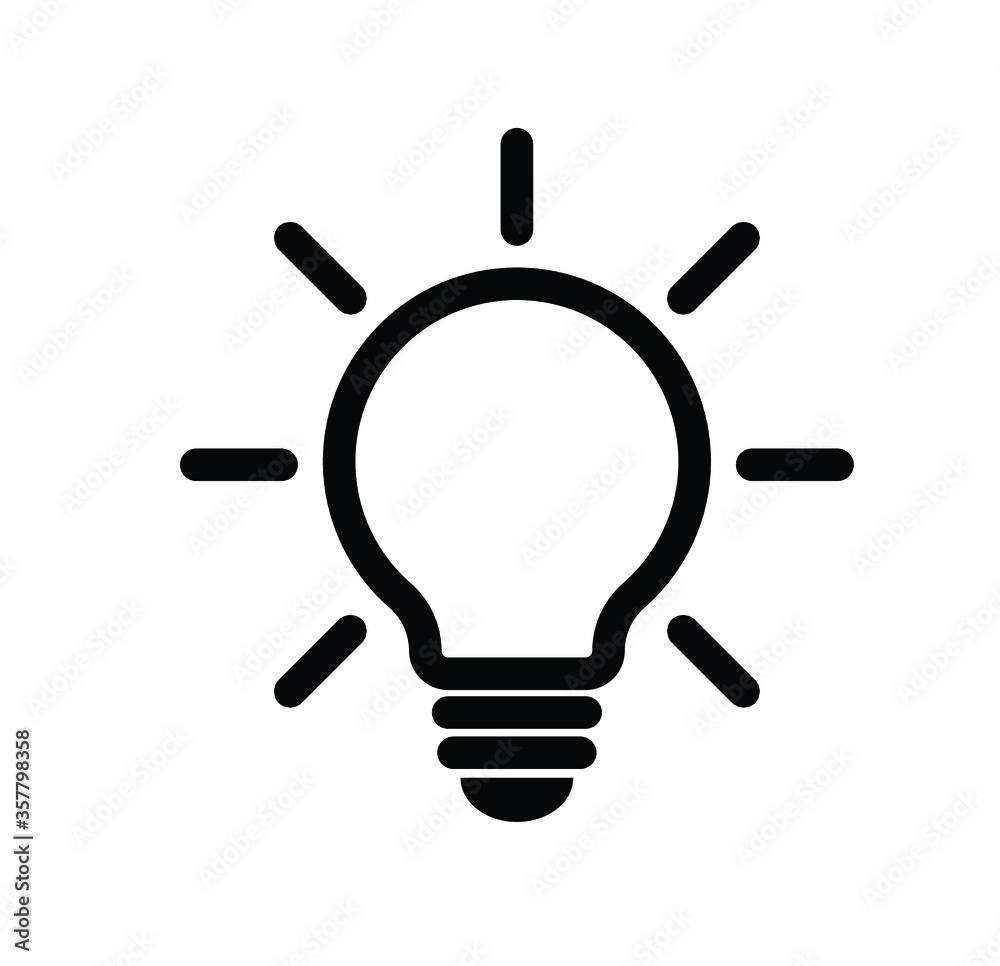 light bulb vector illustration