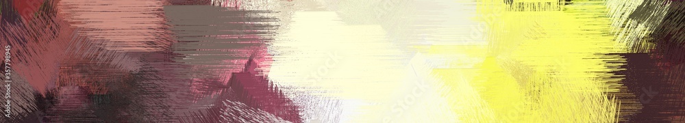 Obraz premium wide landscape graphic with creative brush strokes background with very dark magenta, pastel brown and blanched almond. can be used for background, canvas or poster