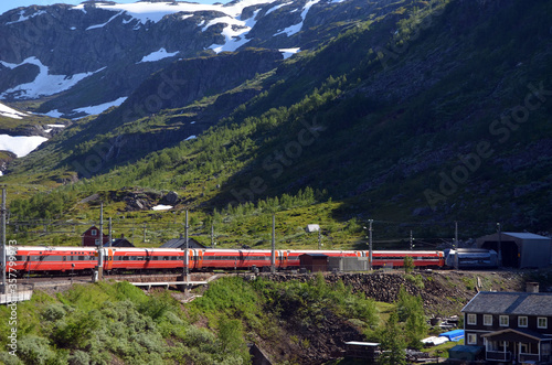Photography Railway travel in Norway