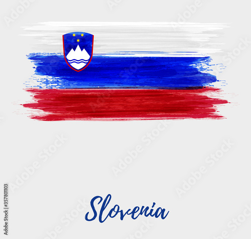 Obraz na plátně Slovenia Independence and Unity day holiday background