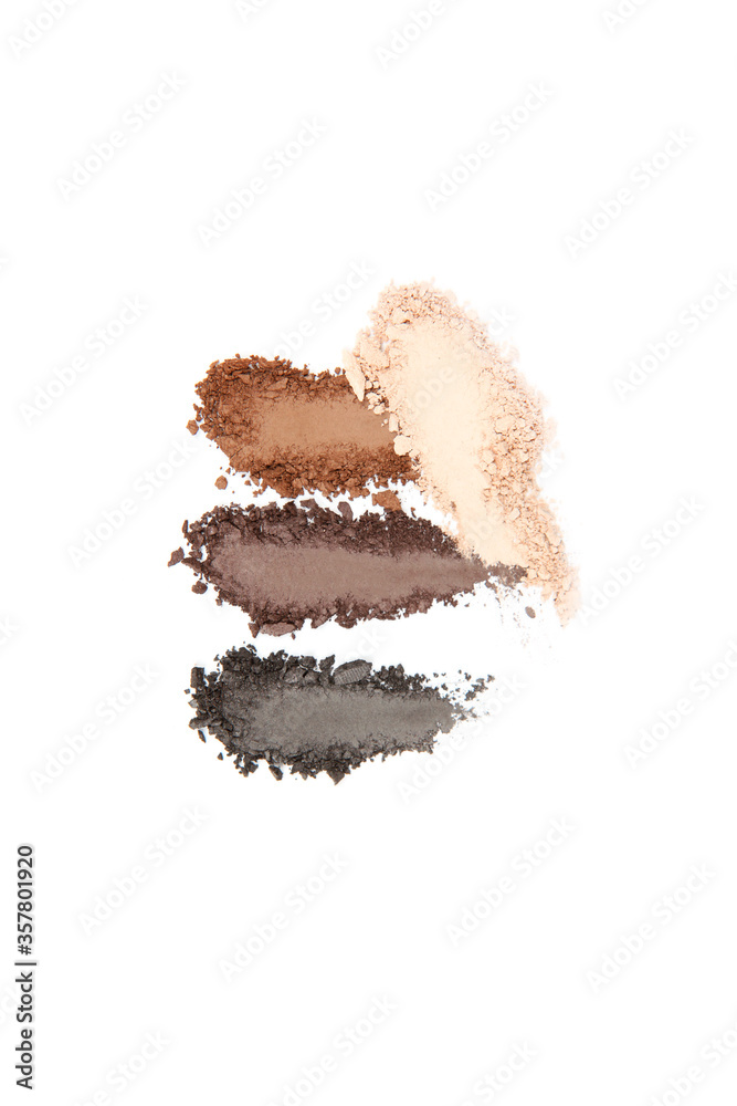 eye shadow on a white background. Smears from the eyes. beautiful eye shadow. minimalism. Fashionable colors of eye shadows. eye shadow on a white background. Smears from the eyes. beautiful eye shadow. minimalism. Fashionable colors of eye shadows.