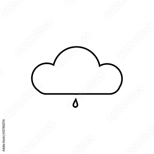 Small precipitate sign. Weather icons vector illustration. eps ten