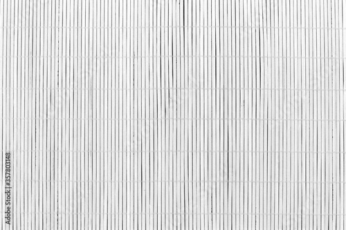 Fototapeta Naklejka Na Ścianę i Meble -  white abstract texture, bamboo mat background
