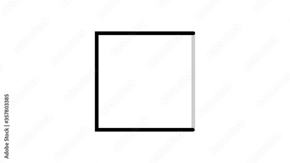 Minimal Black And White Preloader With Square Strokes/ 4k animation of a design minimal preloader with black and white marquee square strokes looping in and out Minimal Black And White Preloader With Square Strokes/ 4k animation of a design minimal preloader with black and white marquee square strokes looping in and out