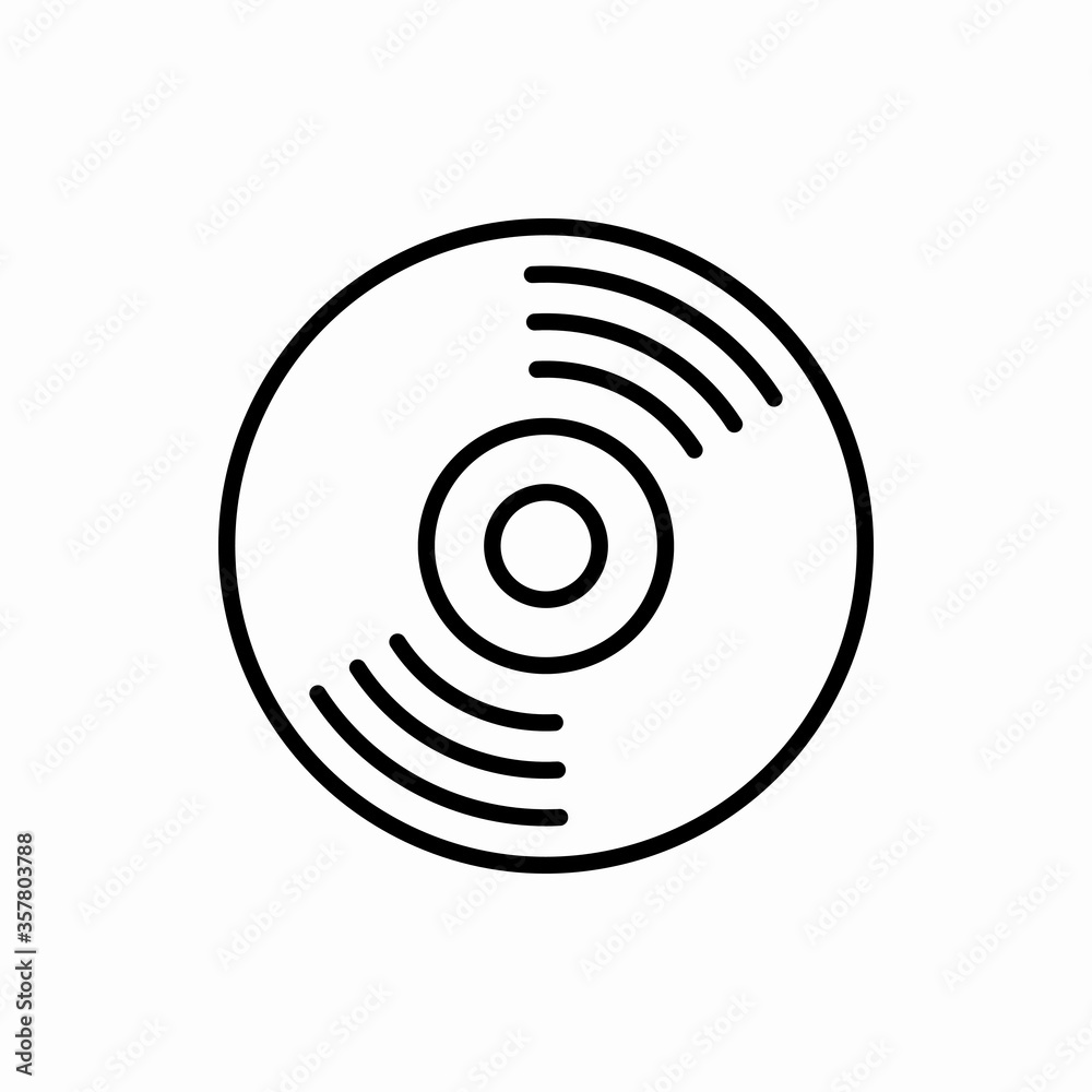 Outline cd icon.Cd vector illustration. Symbol for web and mobile Outline cd icon.Cd vector illustration. Symbol for web and mobile