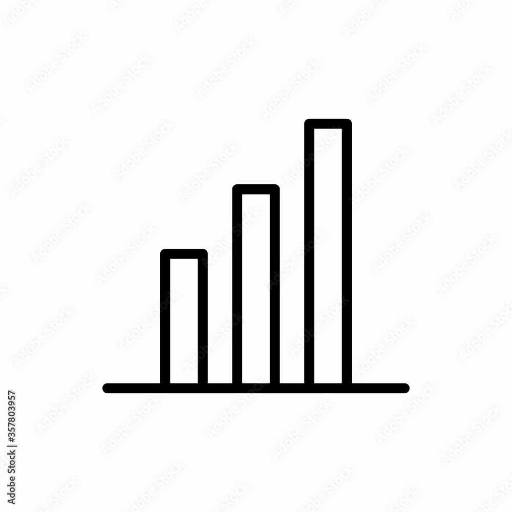 Outline chart icon.Chart vector illustration. Symbol for web and mobile