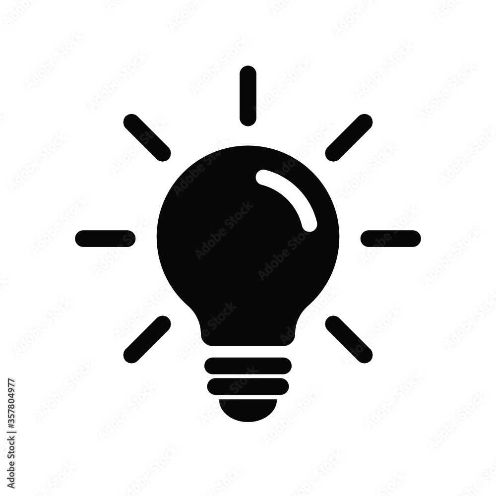 light bulb icon light bulb icon