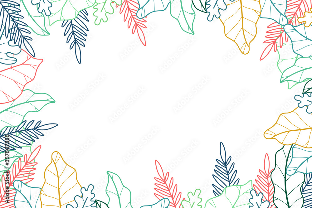 custom made wallpaper toronto digitalVector plant and leaves background.