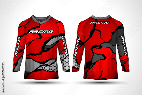 Long sleeve sport jersey
