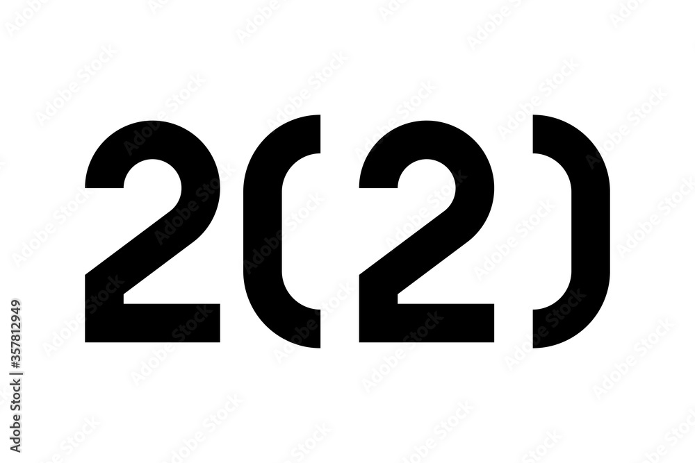 Greeting card 2020 Fonts flyer. Color of date 2020 new year view from above banner. Celebrate brochure icon Greeting card 2020 Fonts flyer. Color of date 2020 new year view from above banner. Celebrate brochure icon