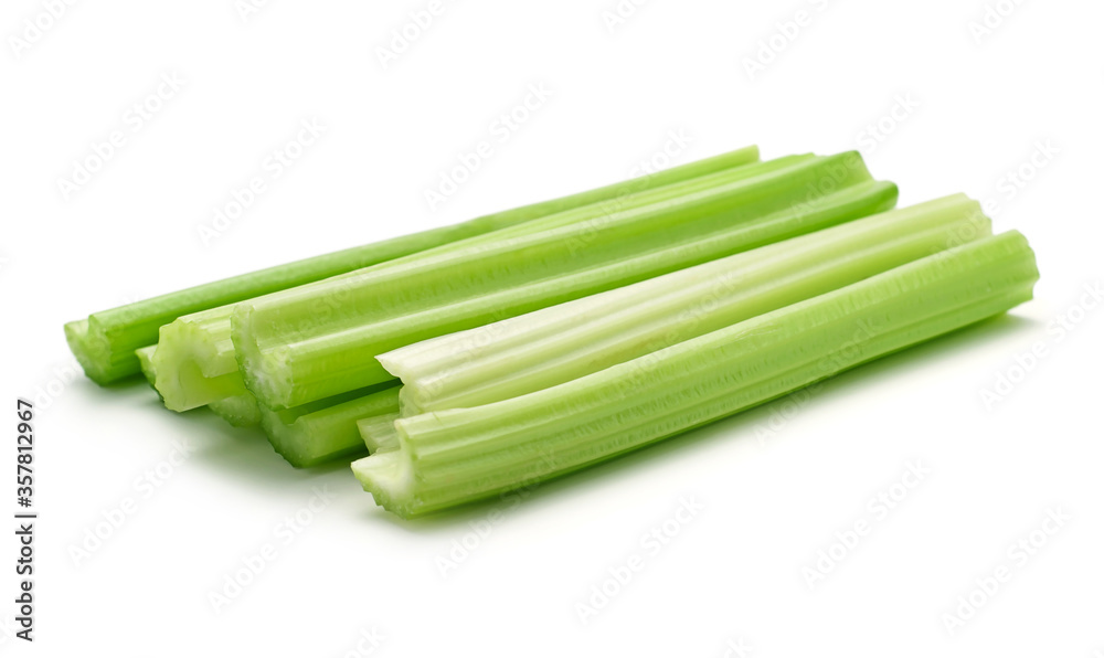 celery isolated on white background celery isolated on white background