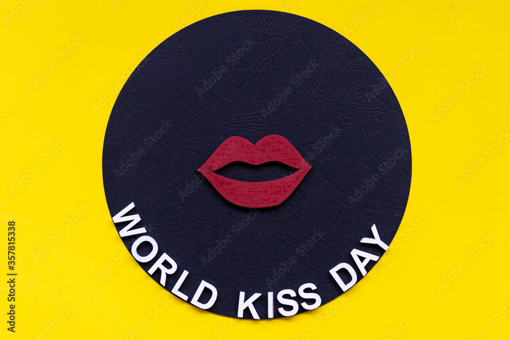 World kiss day or international kissing day. 6th July World kiss day or international kissing day. 6th July
