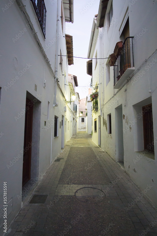 Fototapeta premium Moorish architecture Requena village Valencia province Spain